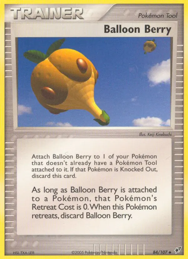 Balloon Berry Uncommon Pokemon card #84 from Deoxys