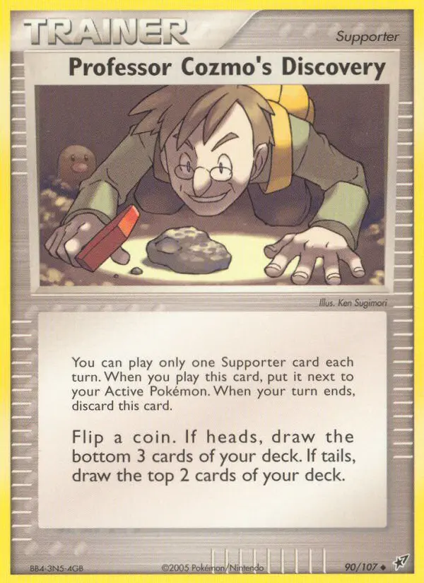 Professor Cozmo's Discovery Uncommon Pokemon card #90 from Deoxys