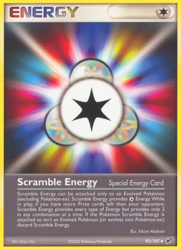 Scramble Energy Uncommon Pokemon card #95 from Deoxys