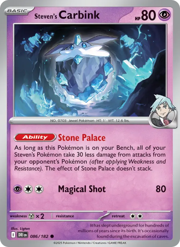 Carbink Pokemon card artwork