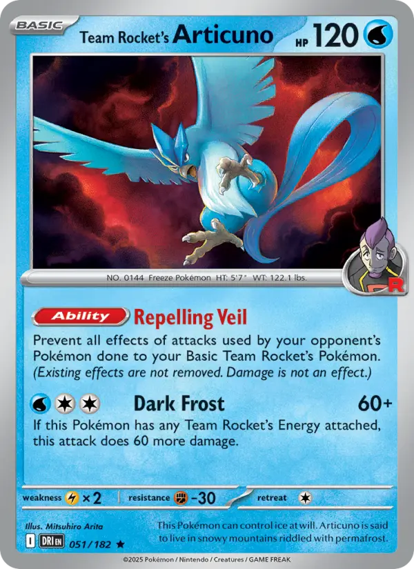Articuno Pokemon card artwork