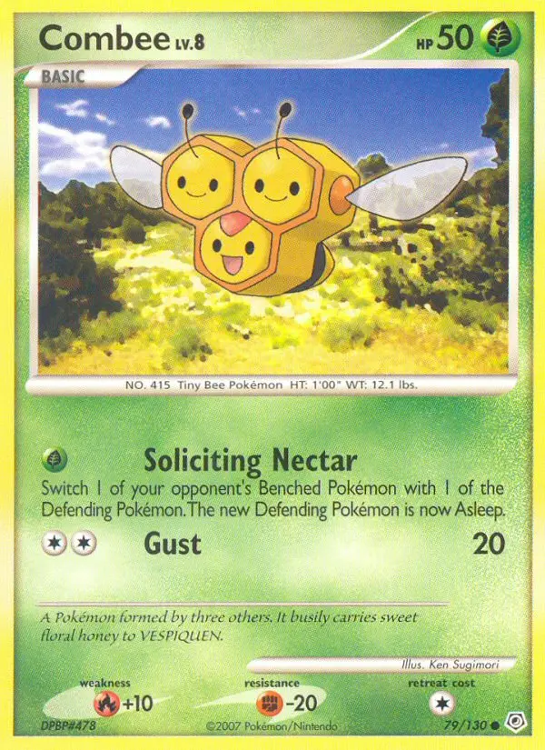 Combee Common Pokemon card #79 from Diamond & Pearl