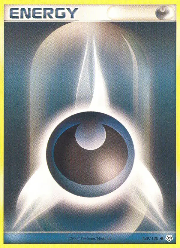 Darkness Energy Common Pokemon card #129 from Diamond & Pearl