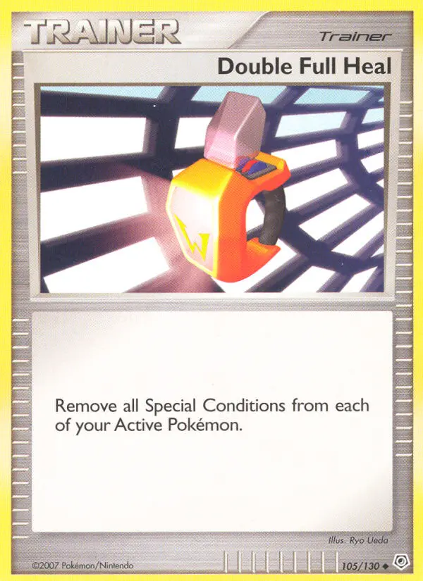 Double Full Heal Uncommon Pokemon card #105 from Diamond & Pearl