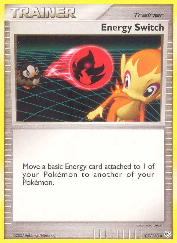 Energy Switch Uncommon Pokemon card #107 from Diamond & Pearl