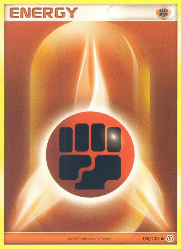 Fighting Energy Common Pokemon card #128 from Diamond & Pearl