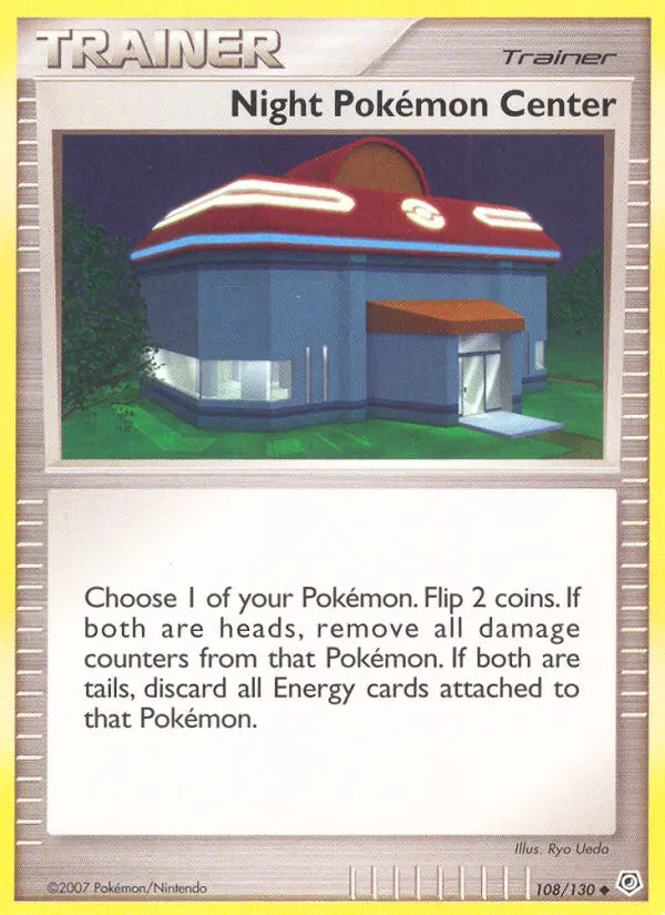 Night Pokémon Center Uncommon Pokemon card #108 from Diamond & Pearl