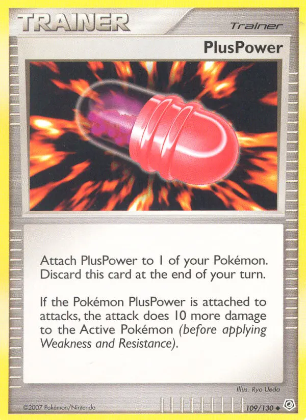 PlusPower Uncommon Pokemon card #109 from Diamond & Pearl