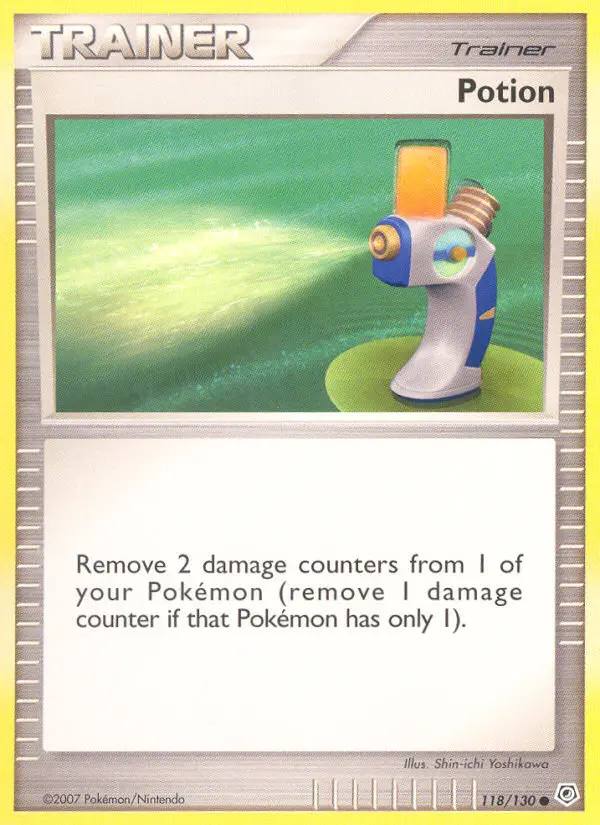 Potion Common Pokemon card #118 from Diamond & Pearl