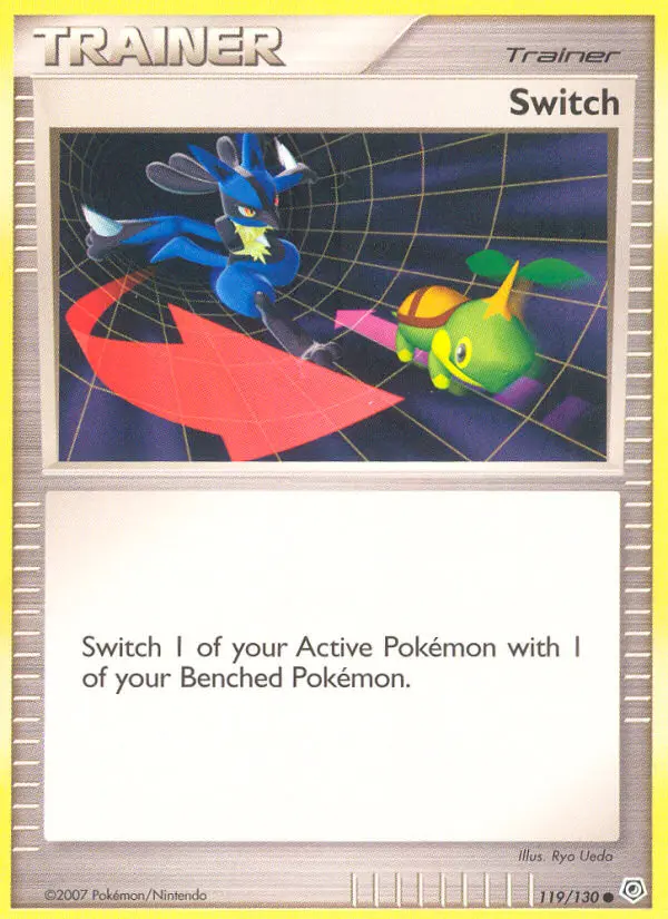 Switch Common Pokemon card #119 from Diamond & Pearl