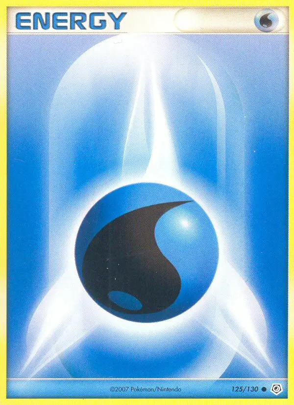 Water Energy Common Pokemon card #125 from Diamond & Pearl