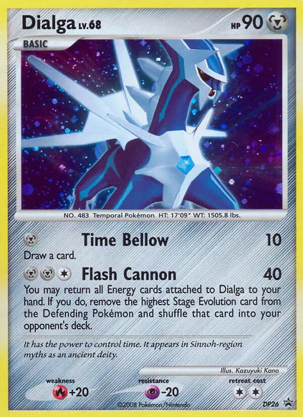 Dialga Common Pokemon card #DP26 from DP Black Star Promos