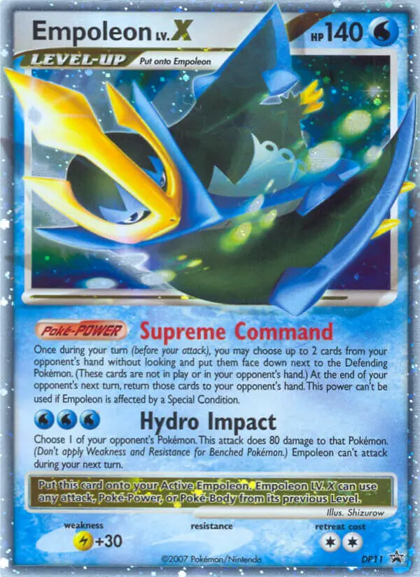 Empoleon Common Pokemon card #DP11 from DP Black Star Promos