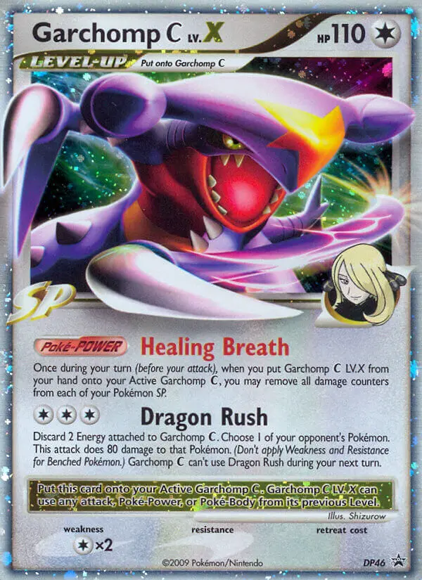 Garchomp C Common Pokemon card #DP46 from DP Black Star Promos