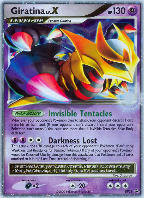 Giratina Common Pokemon card #DP38 from DP Black Star Promos