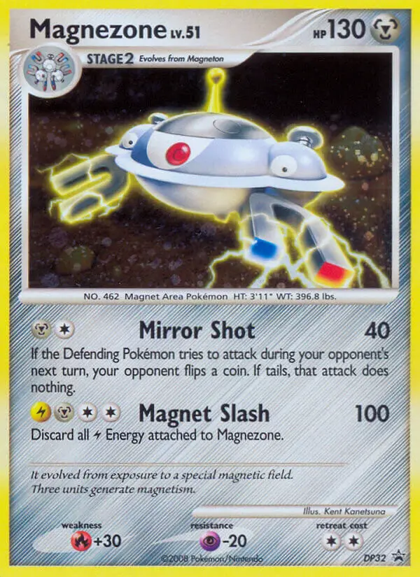 Magnezone Common Pokemon card #DP32 from DP Black Star Promos