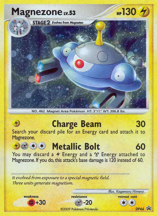 Magnezone Common Pokemon card #DP44 from DP Black Star Promos