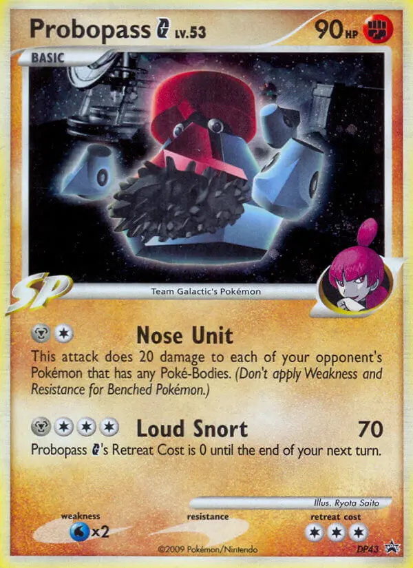 Probopass G Common Pokemon card #DP43 from DP Black Star Promos