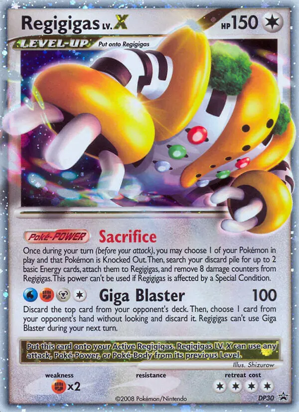 Regigigas Common Pokemon card #DP30 from DP Black Star Promos