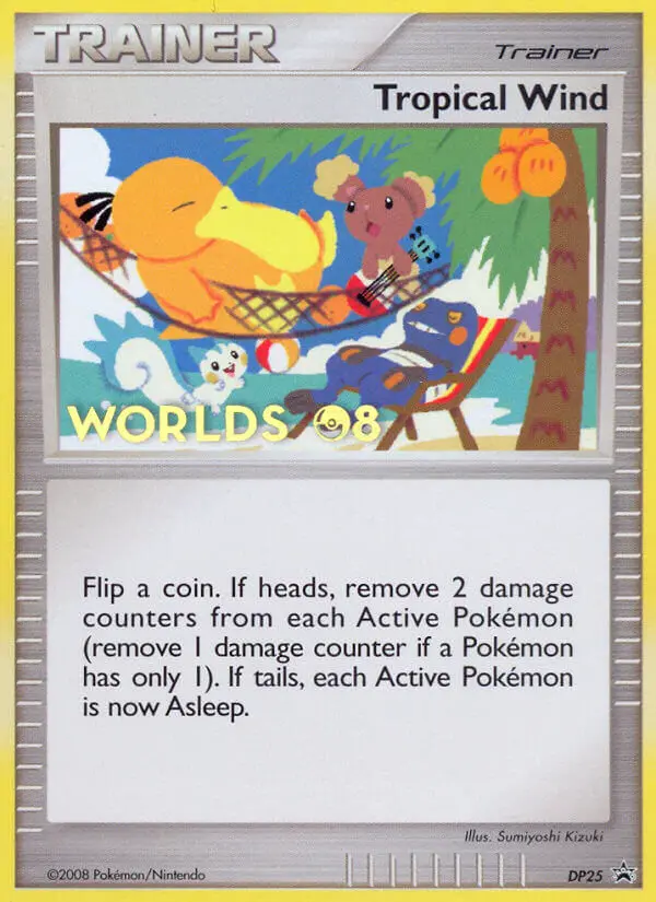 Tropical Wind Common Pokemon card #DP25 from DP Black Star Promos