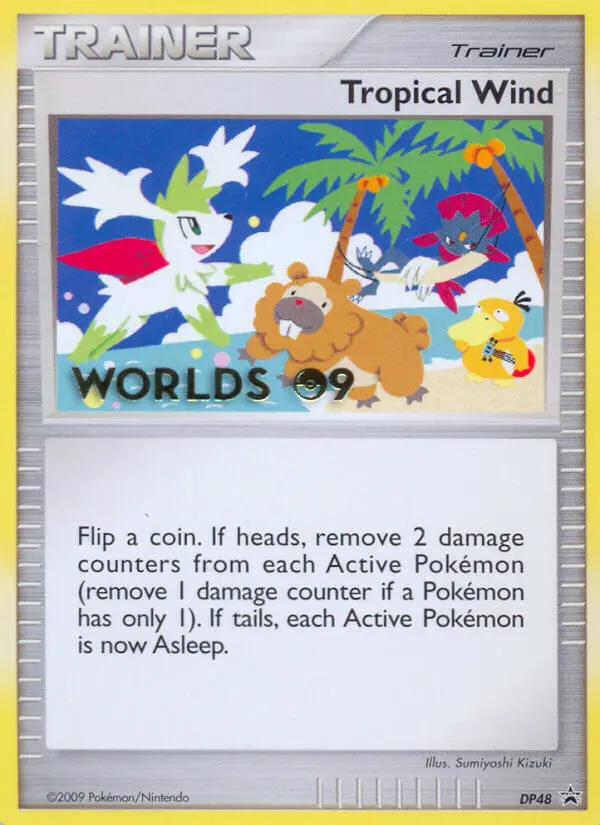 Tropical Wind Common Pokemon card #DP48 from DP Black Star Promos