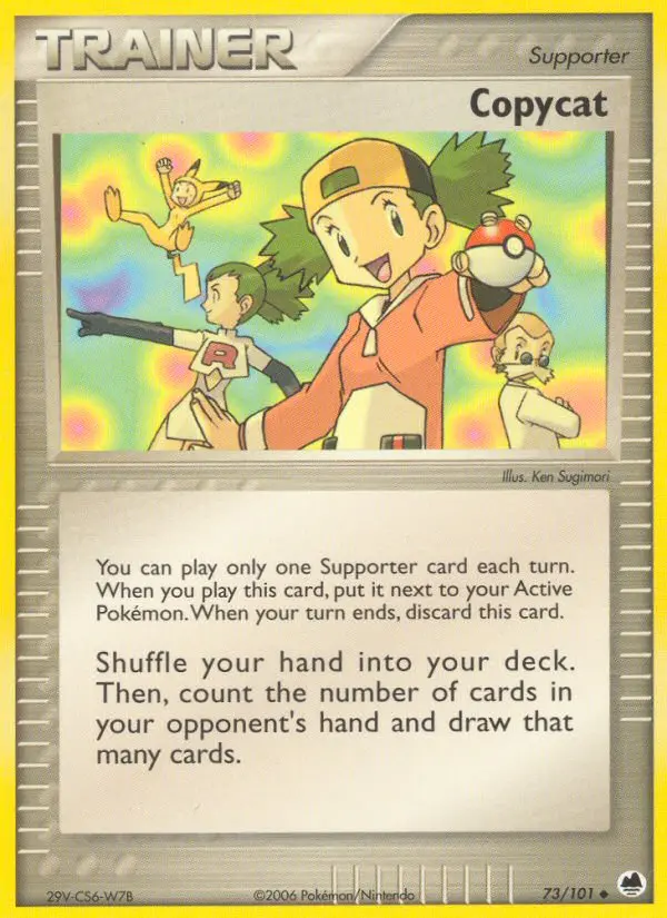 Copycat Uncommon Pokemon card #73 from Dragon Frontiers