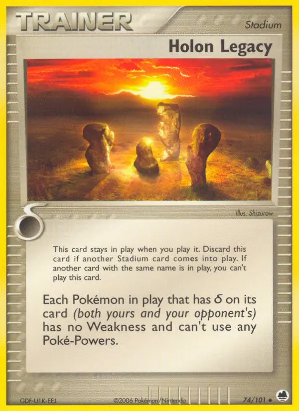 Holon Legacy Uncommon Pokemon card #74 from Dragon Frontiers