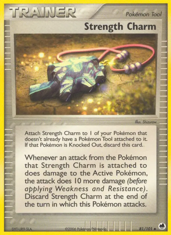 Strength Charm Uncommon Pokemon card #81 from Dragon Frontiers