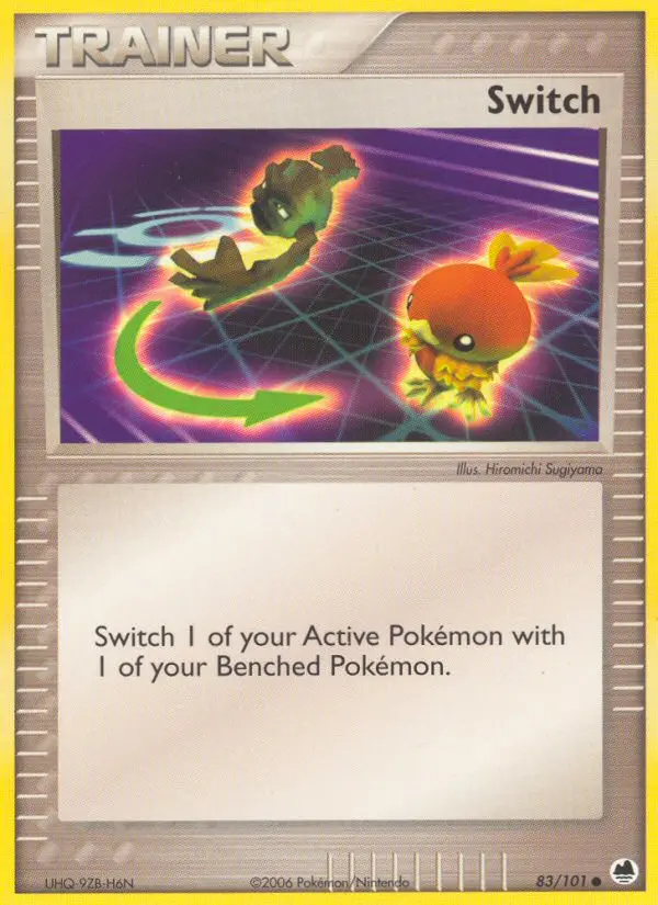 Switch Common Pokemon card #83 from Dragon Frontiers