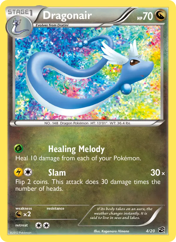 Dragonair Rare Pokemon card #4 from Dragon Vault