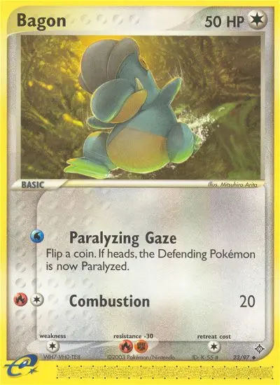 Bagon Uncommon Pokemon card #23 from Dragon