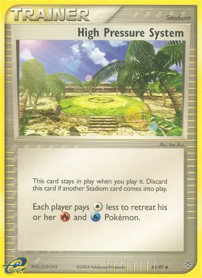 High Pressure System Uncommon Pokemon card #85 from Dragon