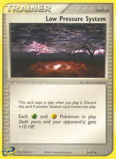 Low Pressure System Uncommon Pokemon card #86 from Dragon