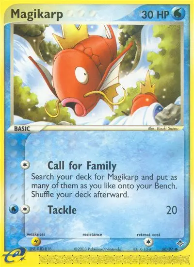 Magikarp Common Pokemon card #60 from Dragon