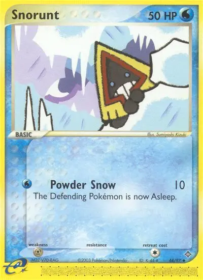 Snorunt Uncommon Pokemon card #44 from Dragon