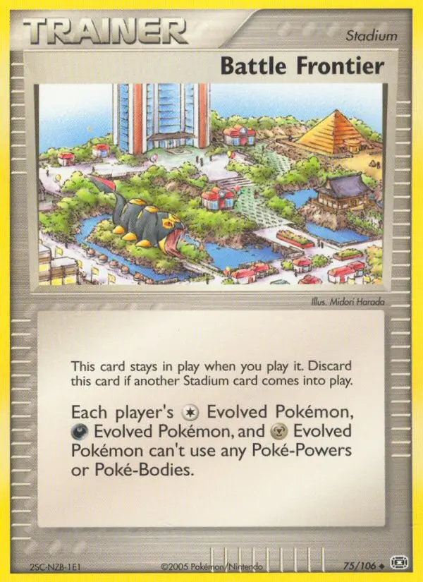 Battle Frontier Uncommon Pokemon card #75 from Emerald