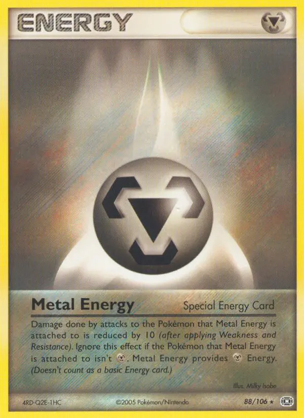 Metal Energy Rare Pokemon card #88 from Emerald
