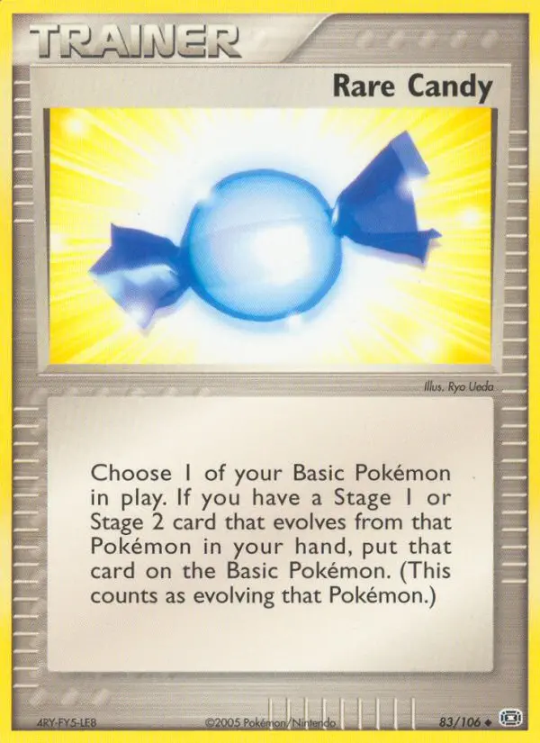 Rare Candy Uncommon Pokemon card #83 from Emerald