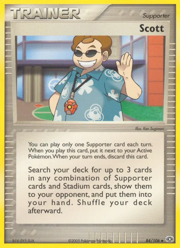 Scott Uncommon Pokemon card #84 from Emerald