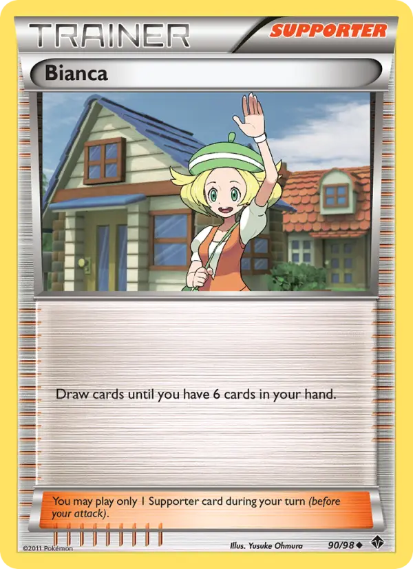 Bianca Uncommon Pokemon card #90 from Emerging Powers