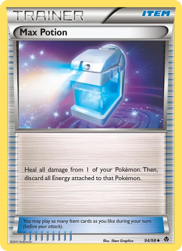 Max Potion Uncommon Pokemon card #94 from Emerging Powers