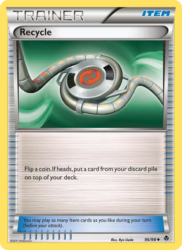 Recycle Uncommon Pokemon card #96 from Emerging Powers