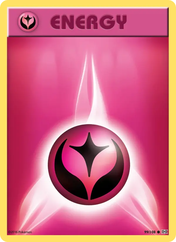 Fairy Energy Common Pokemon card #99 from Evolutions