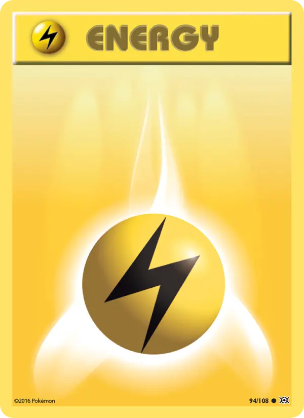 Lightning Energy Common Pokemon card #94 from Evolutions