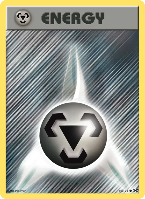 Metal Energy Common Pokemon card #98 from Evolutions