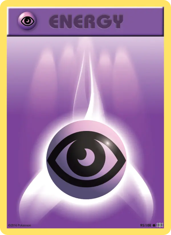 Psychic Energy Common Pokemon card #95 from Evolutions