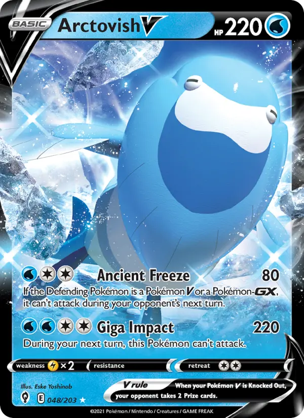 Arctovish Pokemon card artwork