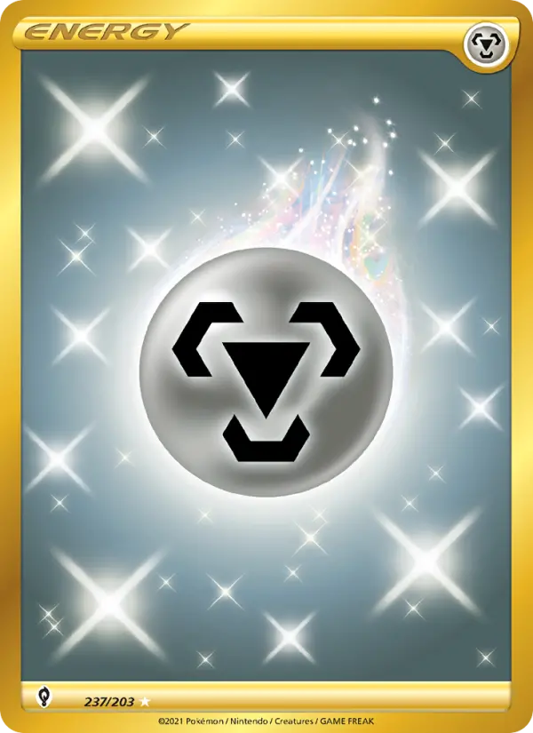 Metal Energy Secret Rare Pokemon card #237 from Evolving Skies