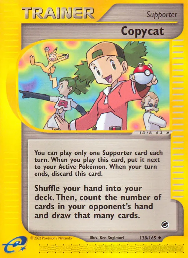 Copycat Uncommon Pokemon card #138 from Expedition Base Set