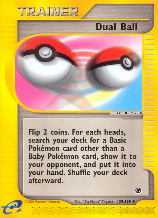 Dual Ball Uncommon Pokemon card #139 from Expedition Base Set